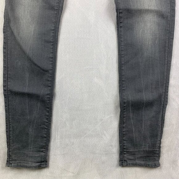 G Star Raw Mens Pants 33 Gray Jeans Revend Super Slim Distressed Faded 33x36 - Picture 3 of 13